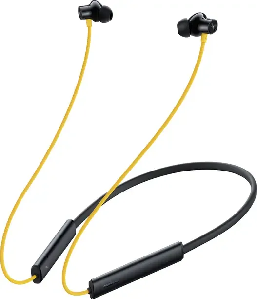 realme Buds Wireless 3 with 13.4mm Driver, 24 hrs Playback, Dual Device Connection Bluetooth (Yellow, In the Ear)