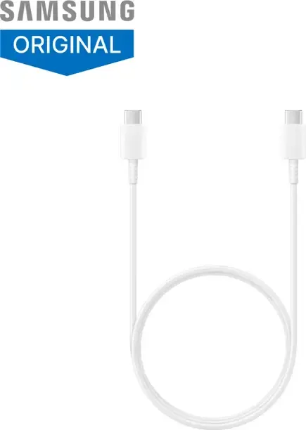 Samsung USB Type C Cable 2 A 1 m EP-DA705BWEGIN  (Compatible with Android Phones, Tablets, Power Banks, White)