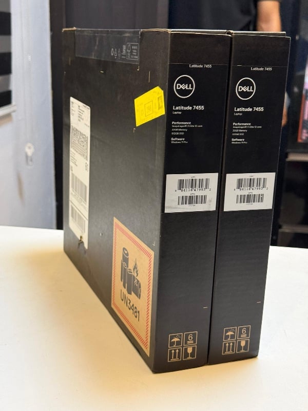 Brand new 
Dell latitude 7455
Snapdragon x Elite 12 core
32gb memory 512gb SSD 
AMD