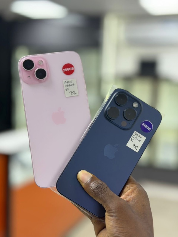 15 Pro 512GB eSIM Unlocked 

15 Plus 256GB eSIM Unlocked