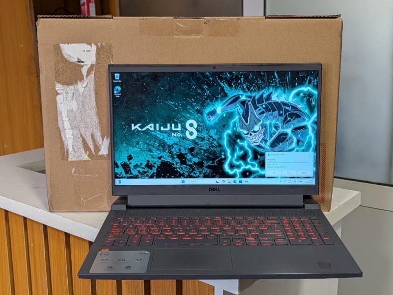 DELL G15 5511
15.6" FHD Display 
11th Gen–Intel i7-11800H
16GB RAM / 512GB SSD
NVIDIA RTX 3060
6GB Dedicated Graphics
Backlit Keyboard 
Boxed with Charger