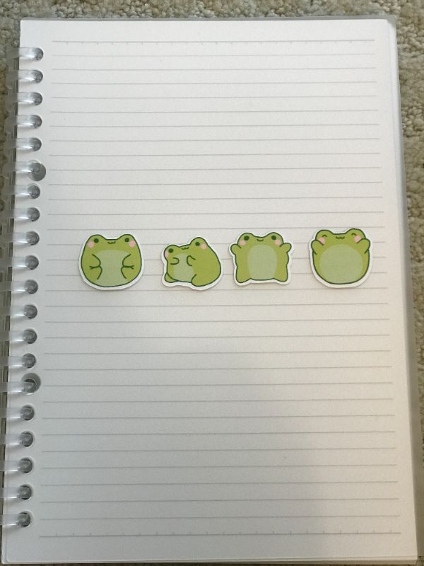 Frog Sticker Pack (Small 4 count)