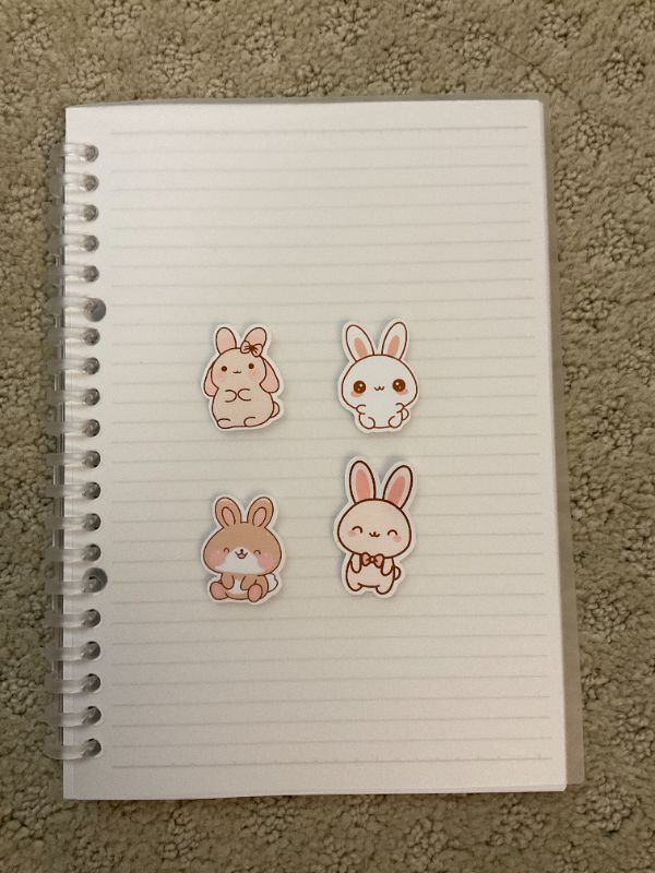 Bunny Sticker Pack ( Small 4 count)