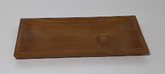 Vintage Curved Wooden Tray