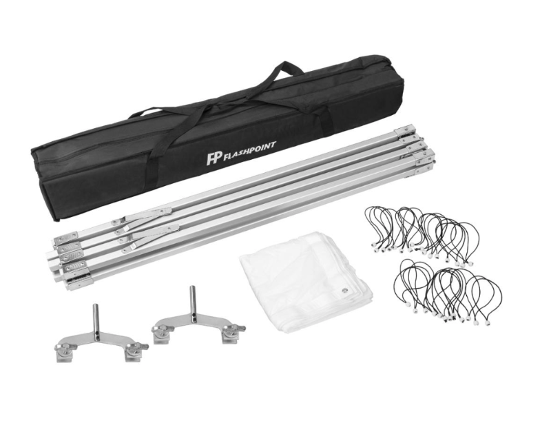 TRP WORLDWIDE U12 Ultrabounce (White/Black, 12 x 12') with Butterfly Frame