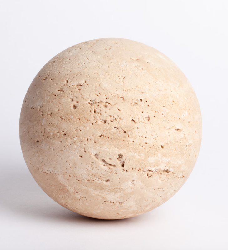 Travertine Sphere