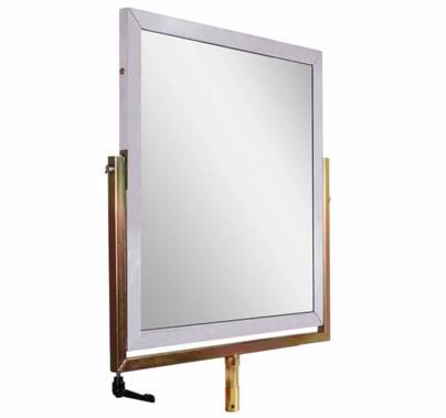 Modern Studio 2x2 Mirror with Wood Crate