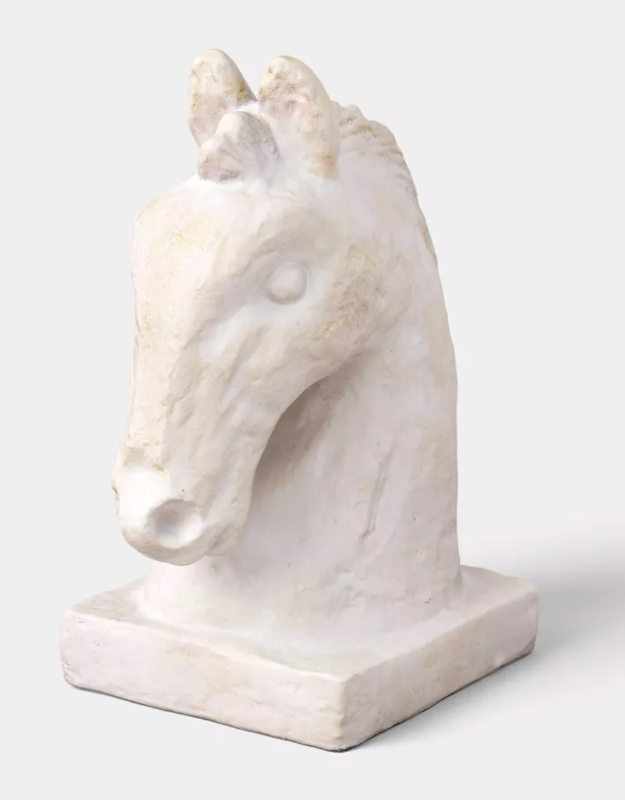 Rustic Ceramic Horse Bust
