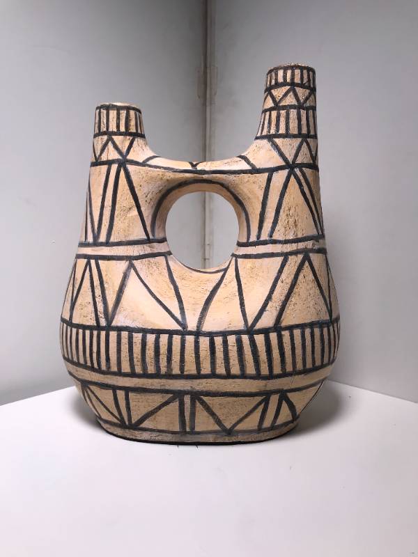 Ancient Mariner Village Vase