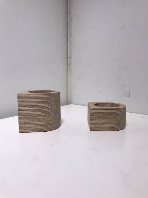 Compacted Wood Holder Set