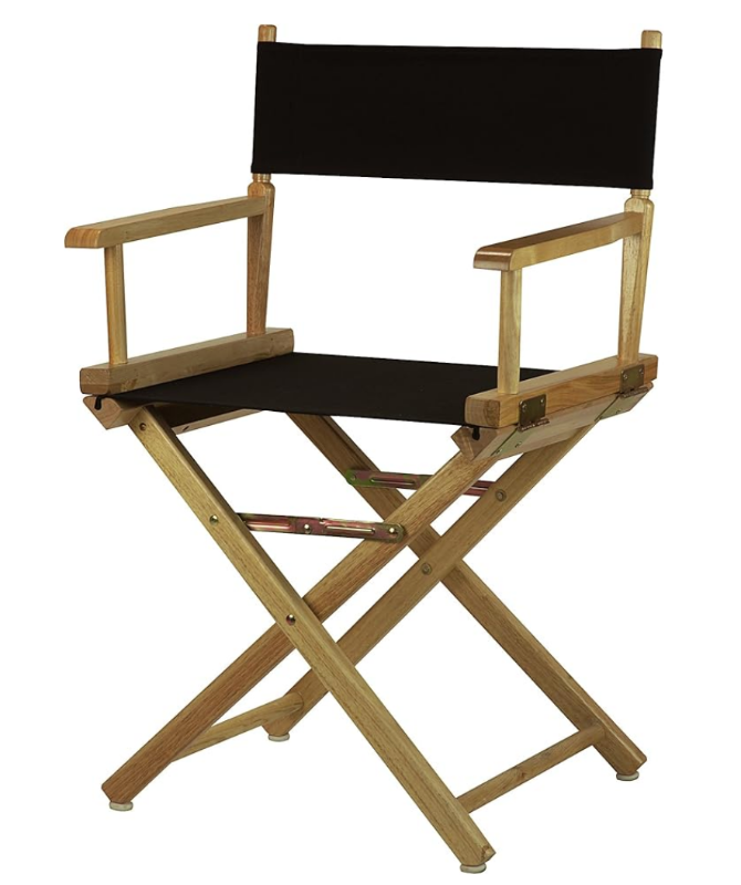 DIRECTORS CHAIR  - Short, 18" Director's Chair