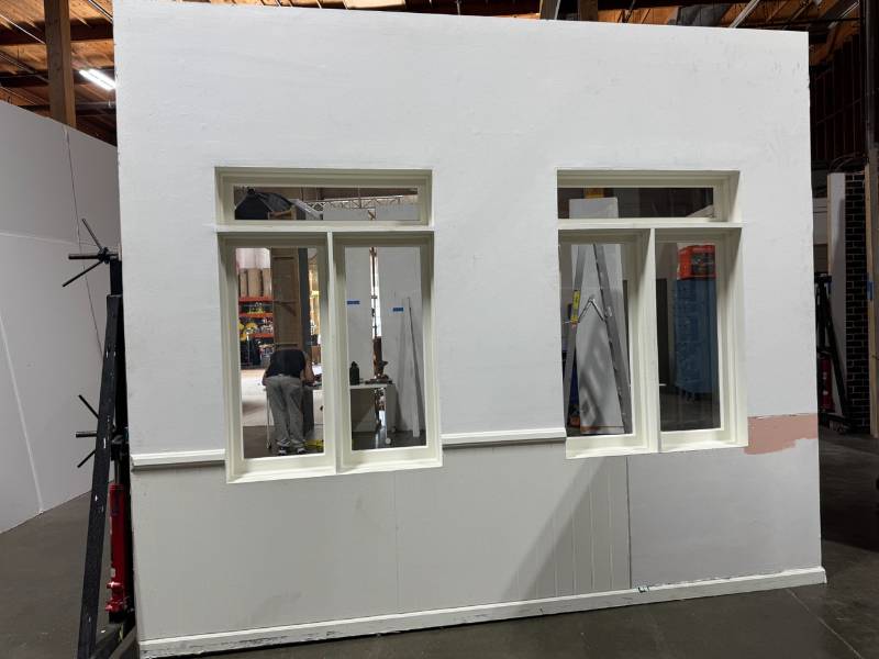 Flat Wall w/ 2 Windows Wall Trim #1