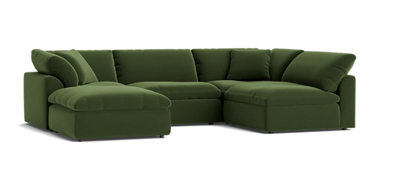 Bryant U-Sofa Bumper Sectional