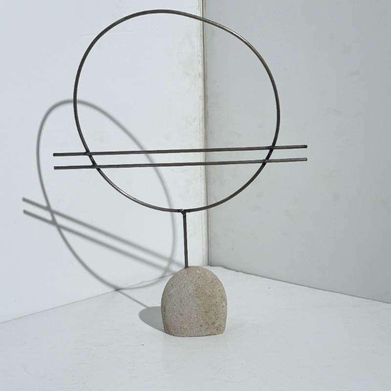 Abstract Metal Stone Prop #32
