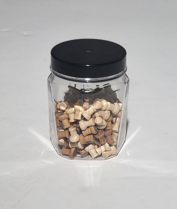 Plastic Clear Hexagon Container
