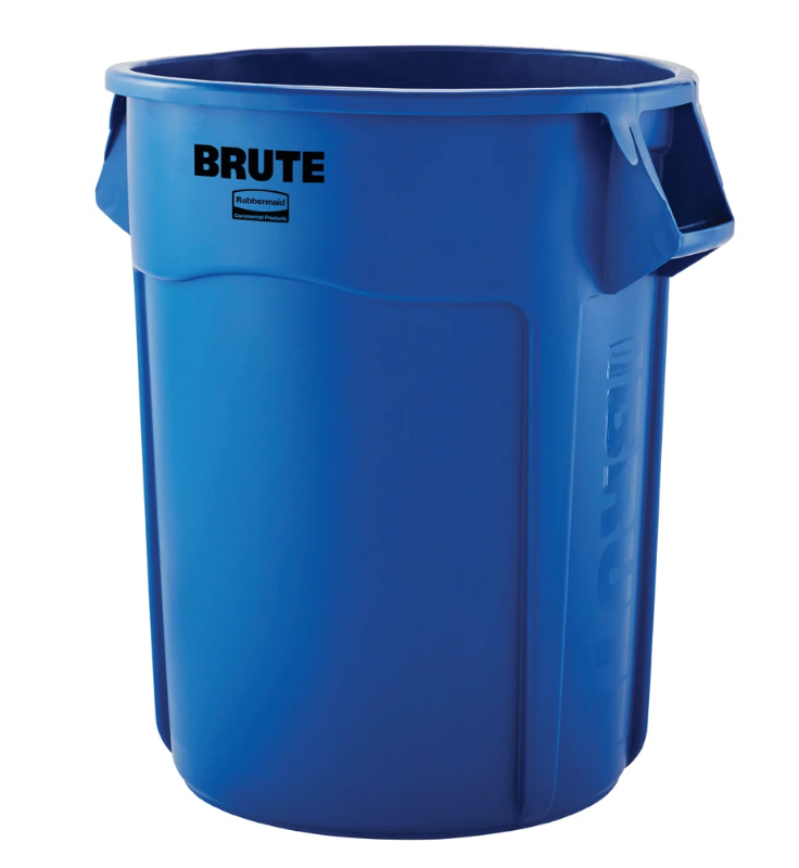 RECYCLE BINS - 55 gallon trash can with Dolly