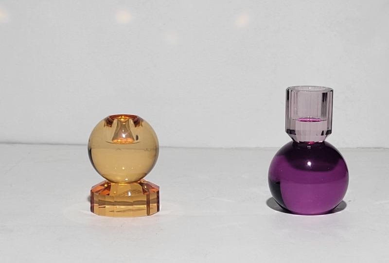 Colorful Prism Candle Holders