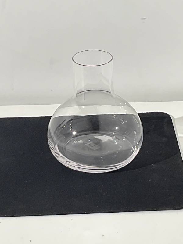 modern Clear Crystal Baccarat Vase
