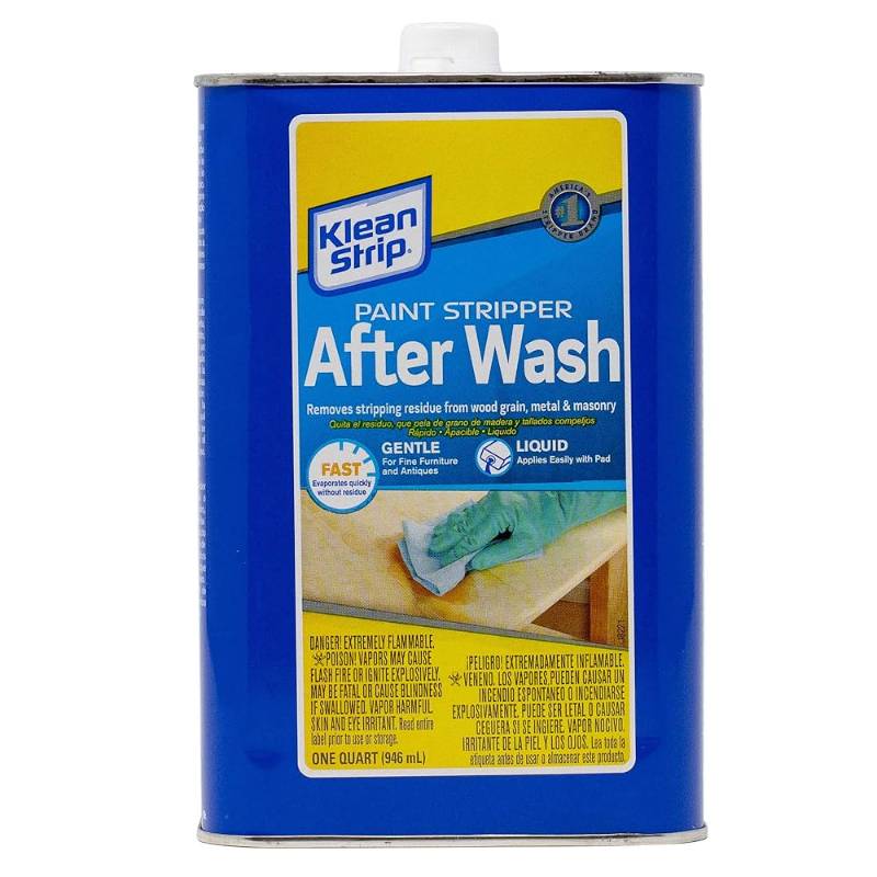 PAINT REMOVER - KLEAN STRIP PAINT STRIPPER AFTER WASH 1 QT