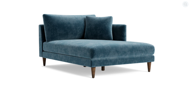 Lewis Single Arm Chaise - Right