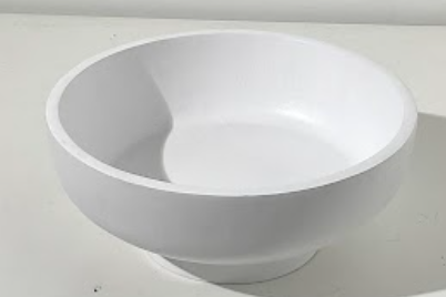 White Pedestal Bowl
