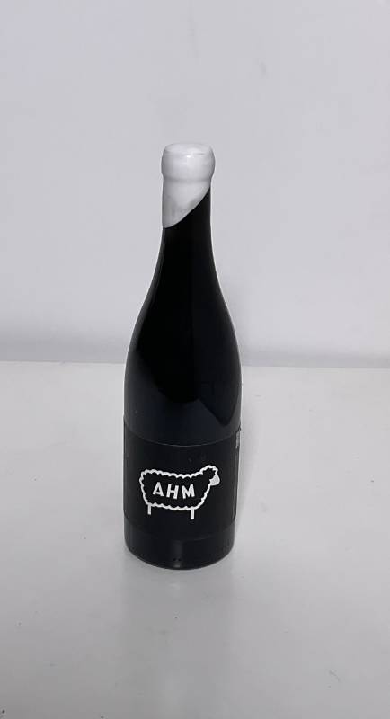 AHM Black Wine Glass