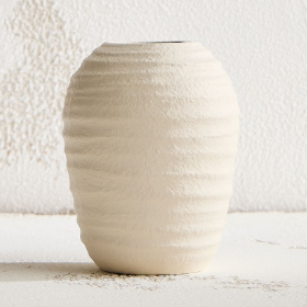 Ceramic Fluted Vase (extra small)