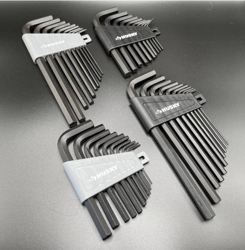 HEX TOOL - HUSKY SAE OR METRIC LONG/SHORT HEX TOOL SET