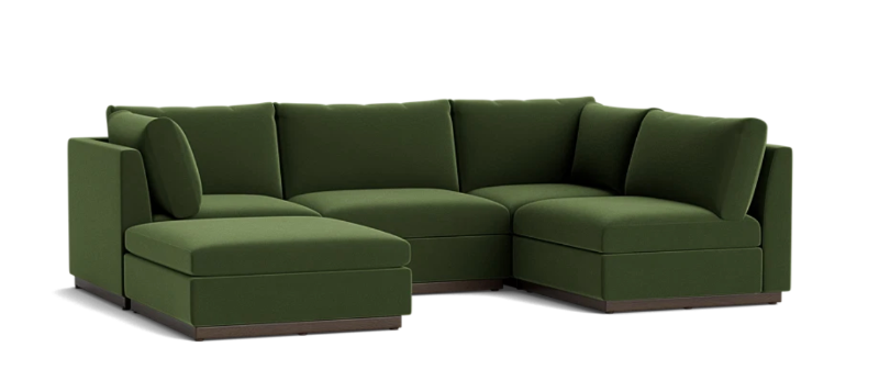 Holt Armless U-Sofa Sectional