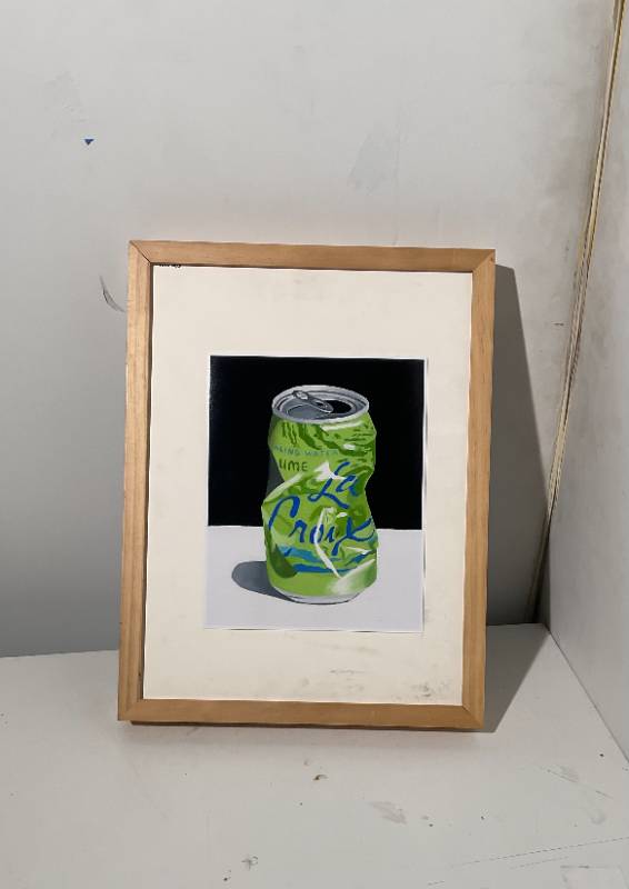 Lime La Croix Art Print