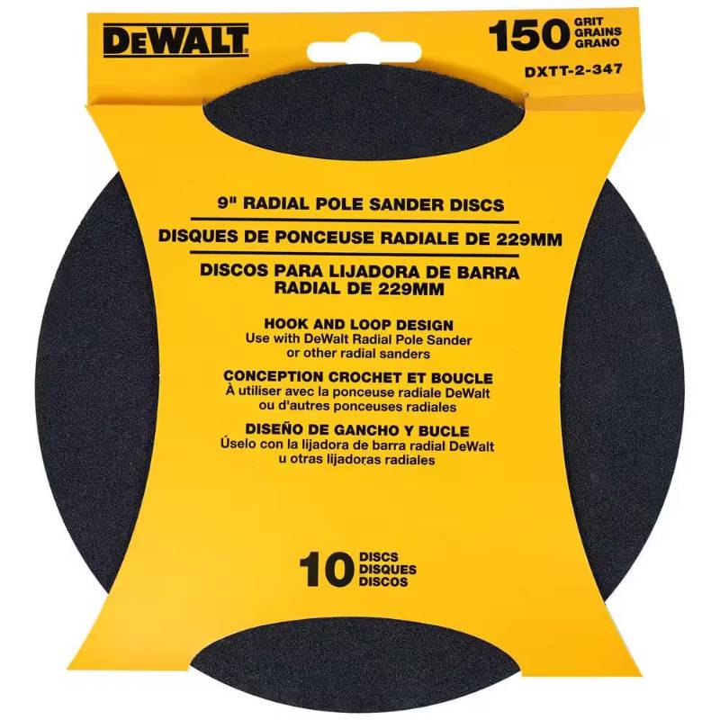 DEWALT RADIAL POLE SANDER DISCS 9 Inch