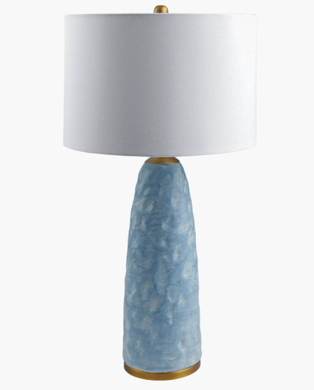 Aqua Accent Table Lamp