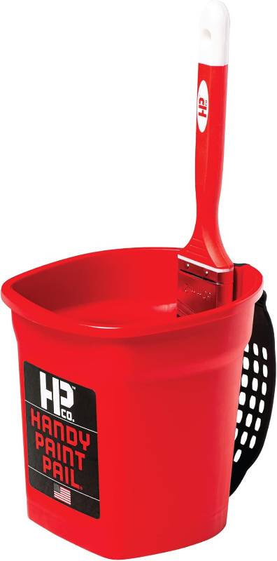HANDY PAINT PAIL 16 OZ RED