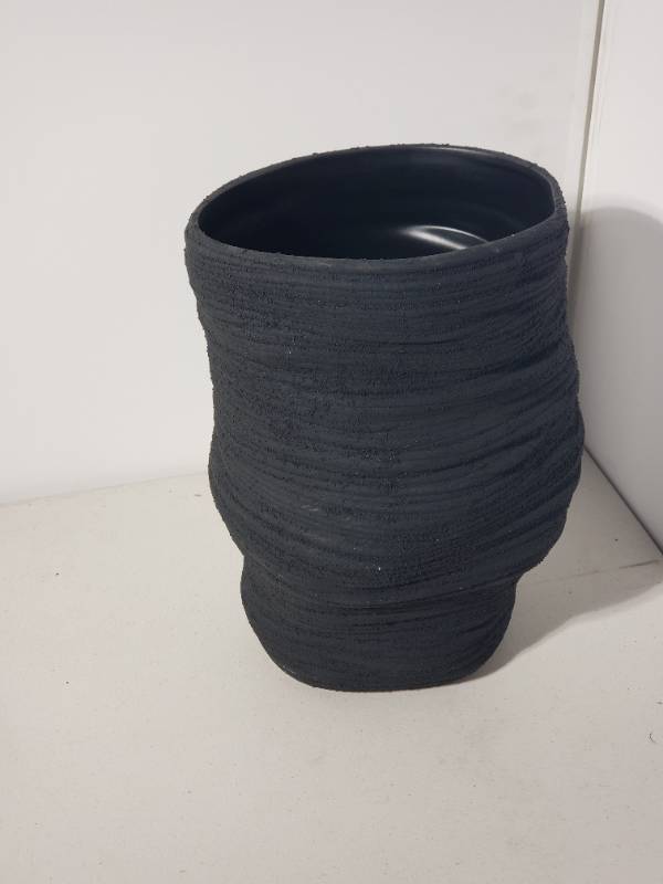 Asymmetric Stoneware Vase