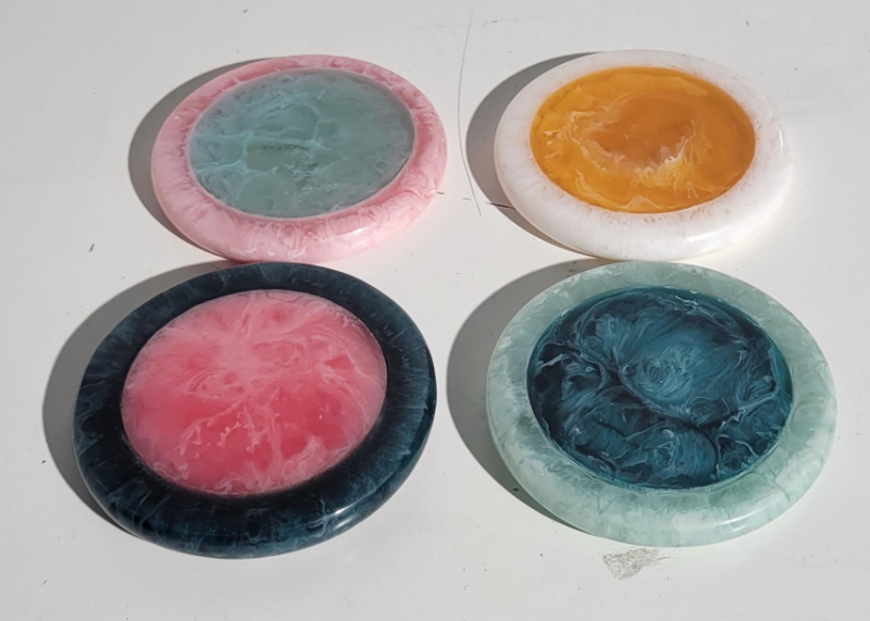 Susana Resin Coasters Set of 4