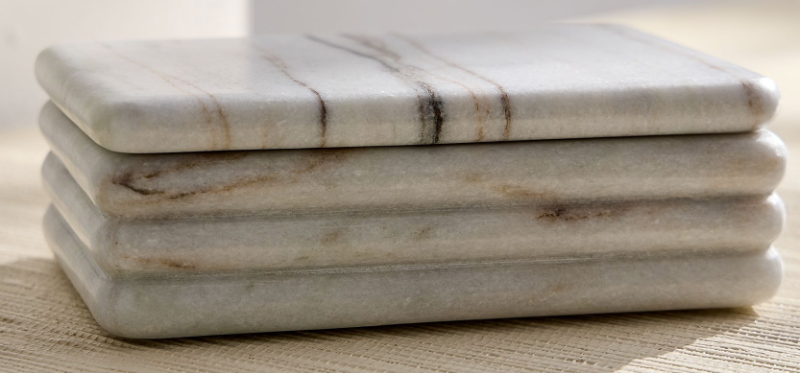 Modern Marble Rectangle Decorative Box