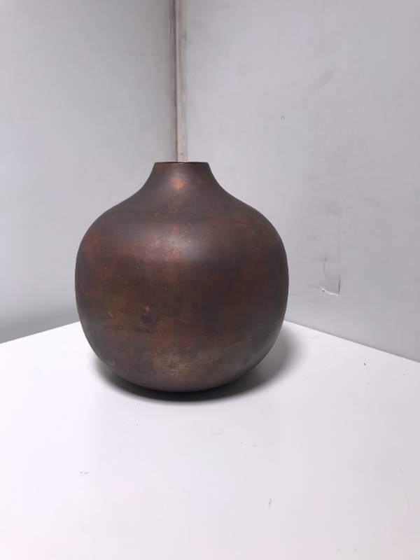 Anthropologie Brass Sphere Vase