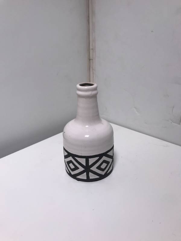 Porcelain Tribal Small Vase