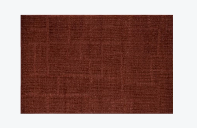 Maroon Marley Rug