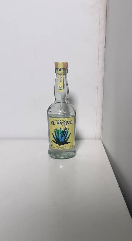 Single Estate El Sativo Tequila Bottle