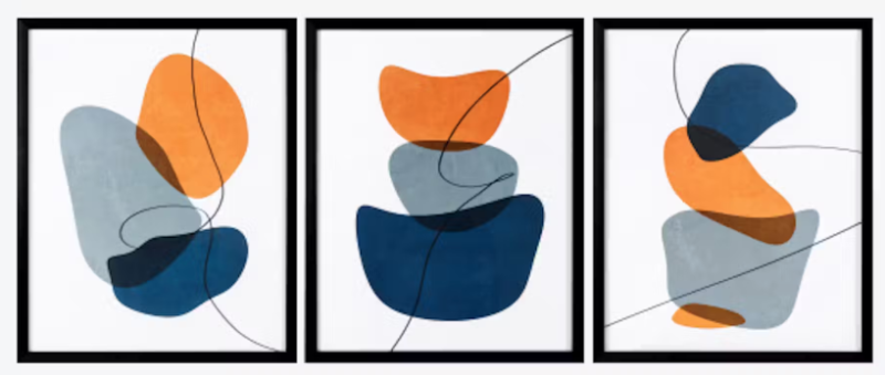 Clast Trio Wall Art