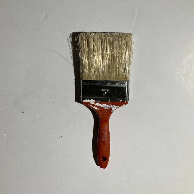 PAINT BRUSH BROWN HANDLE 4 INCH