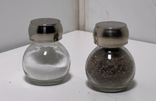 Salt and Pepper Shaker Clear
