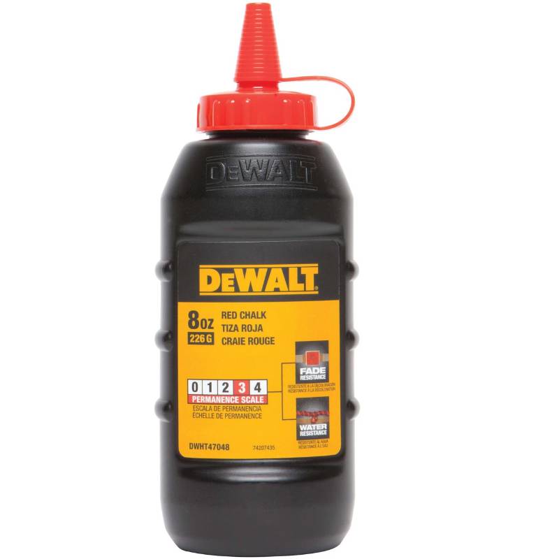 CHALK - DEWALT DWHT47048 RED CHALK