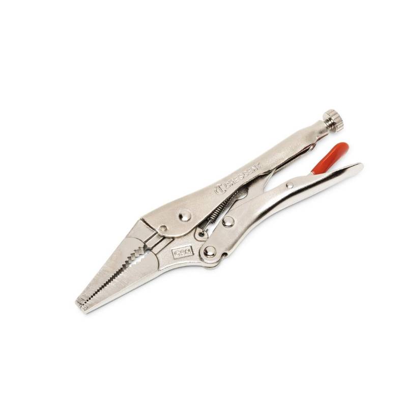 LOCKING PLIERS - CRESCENT LONG NOSE LOCKING PLIERS WITH WIRE CUTTER 9 Inches