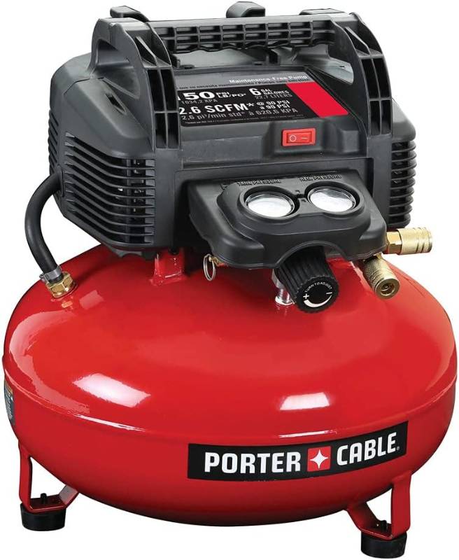 AIR COMPRESSER - PORTER CABLE 150 PSI 6 GALLON COMPRESSOR