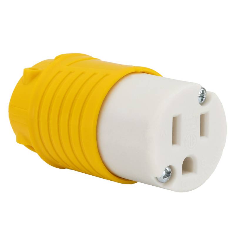 EXTENSION - IINTERTEK 15A REPLACEMENT FEMALE EXTENSION CORD PLUG