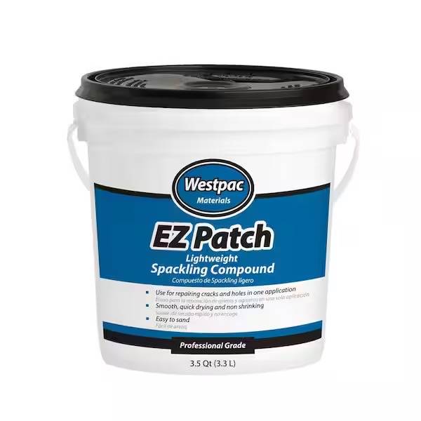 WESTPAC MATERIALS EZ PATCH LIGHTWIGHT SPACKLING COMPOUND 3.5 QT