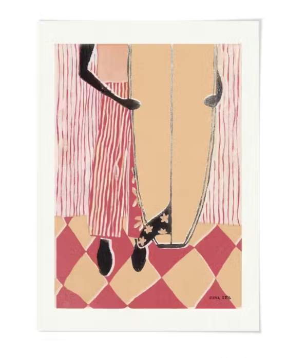 La Vie em Rose ll Art Print