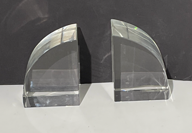 Clear Book End